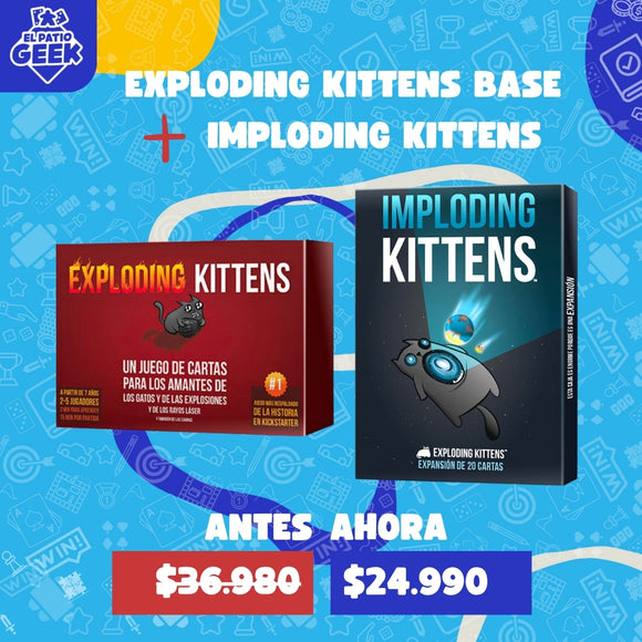 Pack: Exploding Kittens + Imploding Kittens