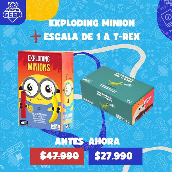 Pack: Exploding Minion + En Una Escala Del 1 a T-Rex