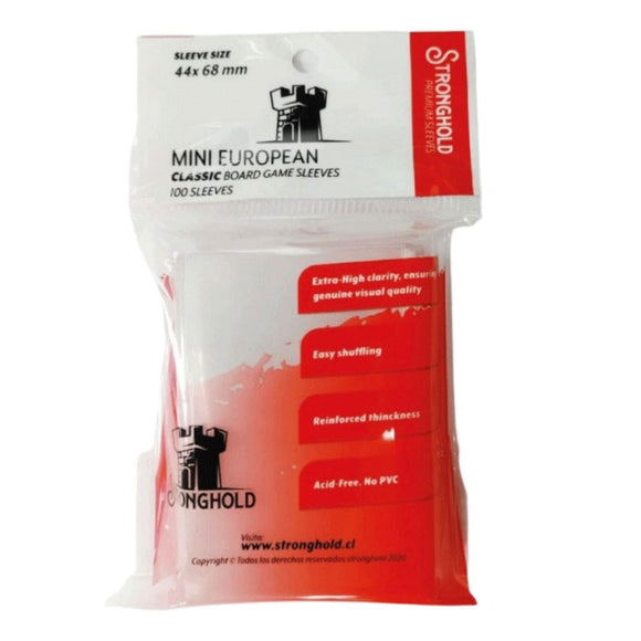 44x68mm Card Protectors Ultra PRO Mini European Card Sleeves - Clear, 44x68mm, 100 Count, Acid & PVC Free Mini European Size Sleeves 44x68mm Card Protectors Ultra PRO Mini European Card Sleeves - Clear, 44x68mm, 100 Count, Acid & PVC Free Mini European Size Sleeves