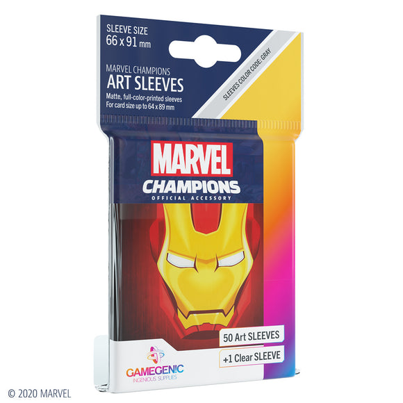 GG ART SLEEVES MARVEL CHAMPIONS - IRON MAN