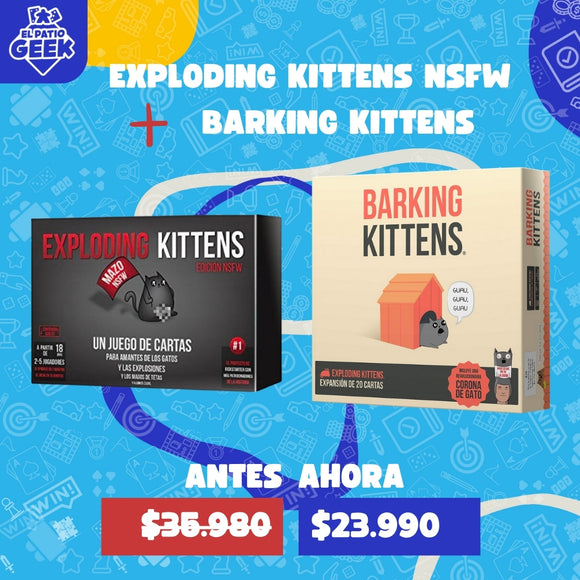 Pack: Exploding Kittens NSFW + Barking Kittens