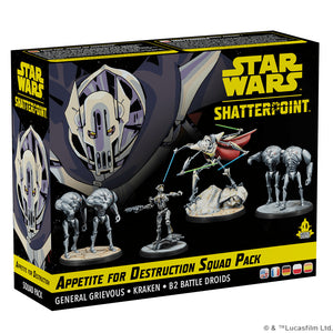 STAR WARS SHATTERPOINT - HAMBRE DE DESTRUCCIÓN PACK DE ESCUADRÓN GENERAL GRIEVOUS