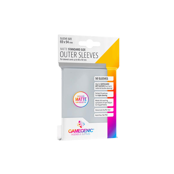 GG OUTER SLEEVES MATTE STANDARD SIZE