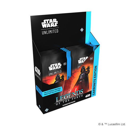 Star Wars Unlimited - Legends of The Force Carbonite Booster Display (Inglés)