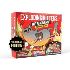 EXPLODING KITTENS THE BOARD GAME - SUPER FAN EDITION (PREMIUM VERSION)