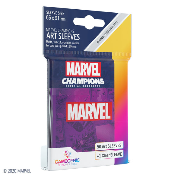 GG ART SLEEVES MARVEL CHAMPIONS - MARVEL PURPLE