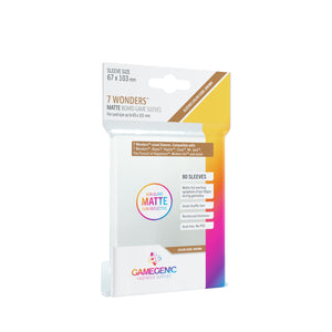 GG Matte BG Sleeves - 7 Wonders (67 x 103 mm)