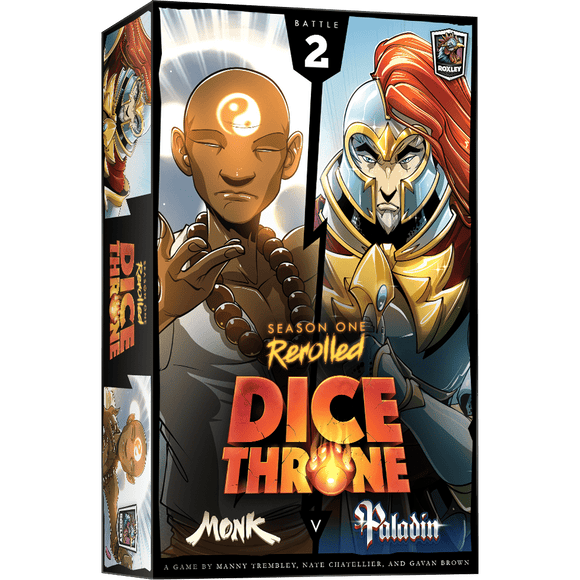 Dice Throne Monje vs Paladín
