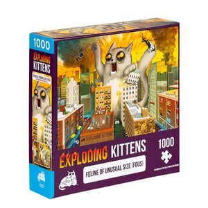 Puzzles Exploding Kittens 1000 piezas: Feline of Unusual Size