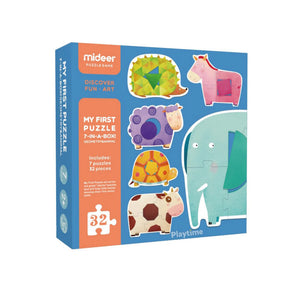 Mi Primer Puzzle de Animales y Geometría